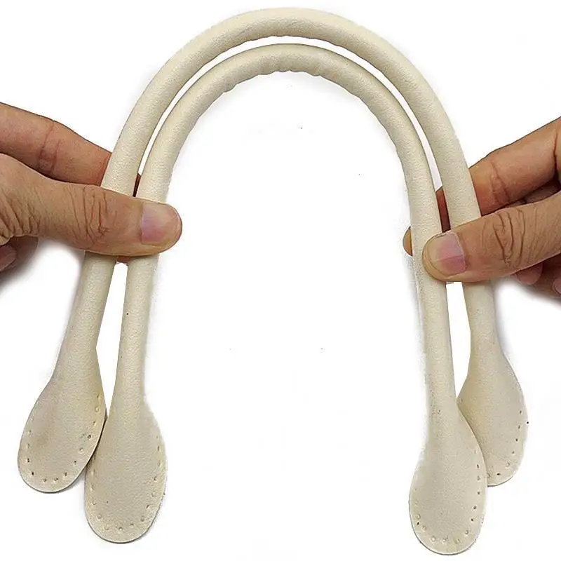 

1 Pair 42cm Bag Handle Belt Detachable Handbag Band Handles PU Leather Shoulder Bag Strap DIY Replacement Purse Handle Strap