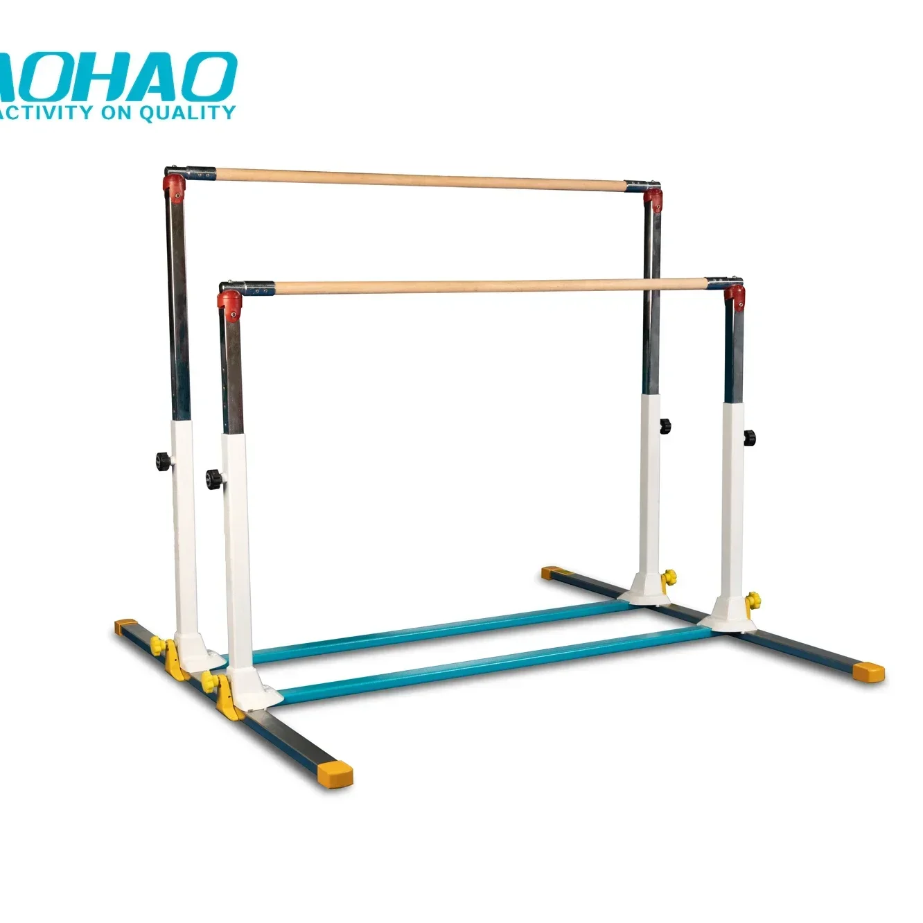 

Gaohao gymnastics bar for kids adjustable high quality stable gymnastic uneven bars poplar home gymnastics