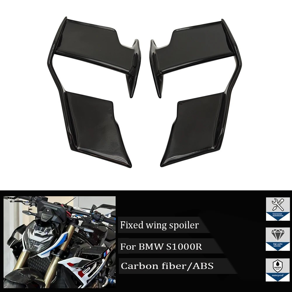 

Для BMW S1000R M1000R S 1000R M1000 R 2021-2023 ABS пластик мотоцикла спойлер с фиксированным крылом аэродинамический боковой обтекатель элерона