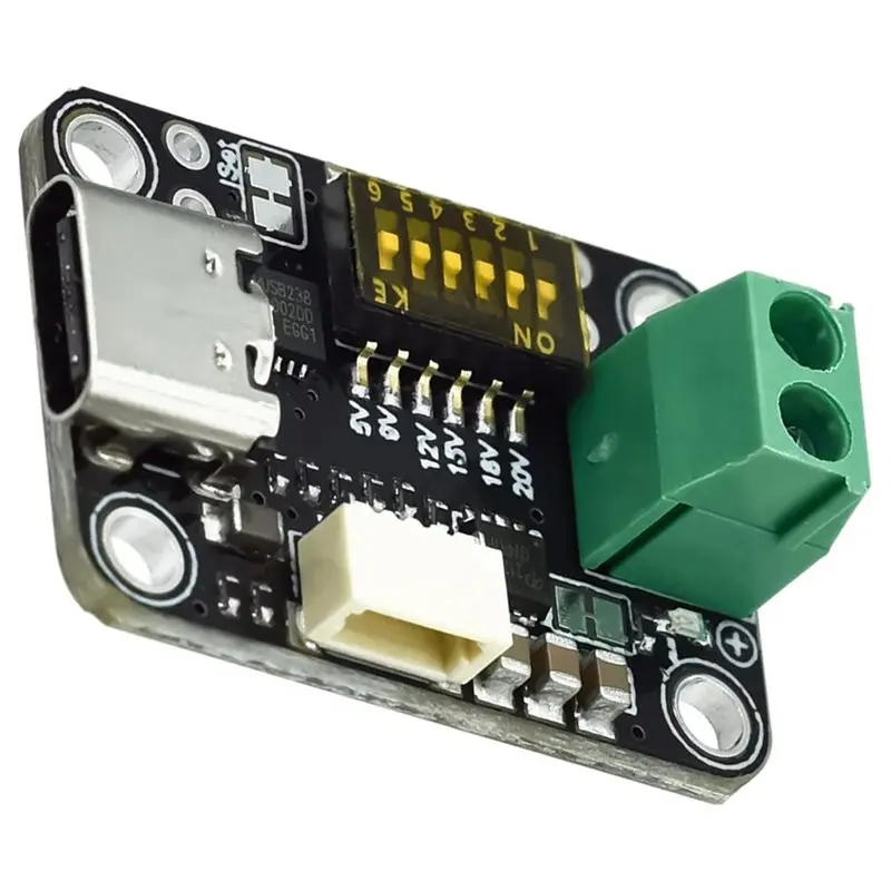 DIP Switch Version 5991 HUSB238 PD Decoy Module-USB-C Power Delivery, STEMMA QT/Qwiic Compatible, Adjustable Voltage