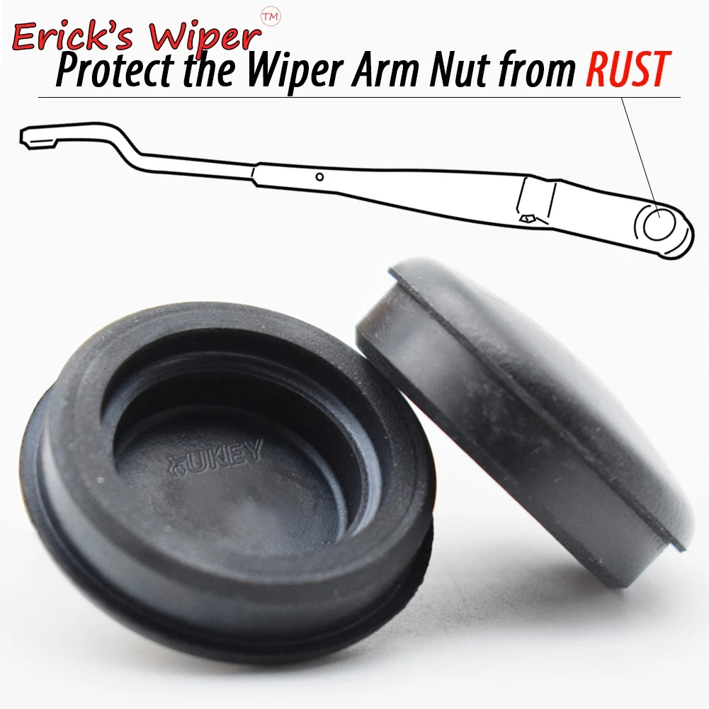 Erick\'s Wiper Front Wiper Arm Nut Cover Cap Bolt Protector Rust Dustproof Case For Hyundai Accent MC Avante MD UD OE# 983801H000