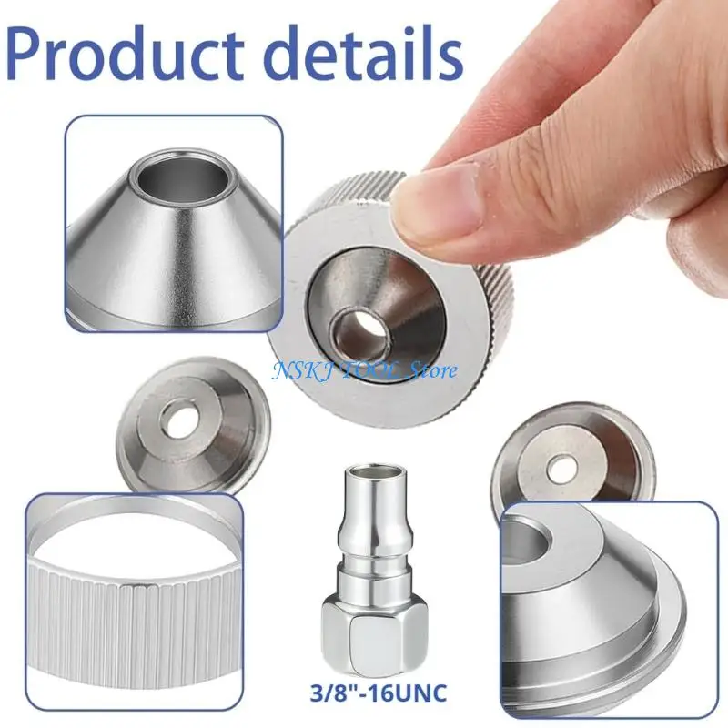 L8RC Texture Sprayer Nozzle with Multiple Tip for Professional Ceiling Finishes