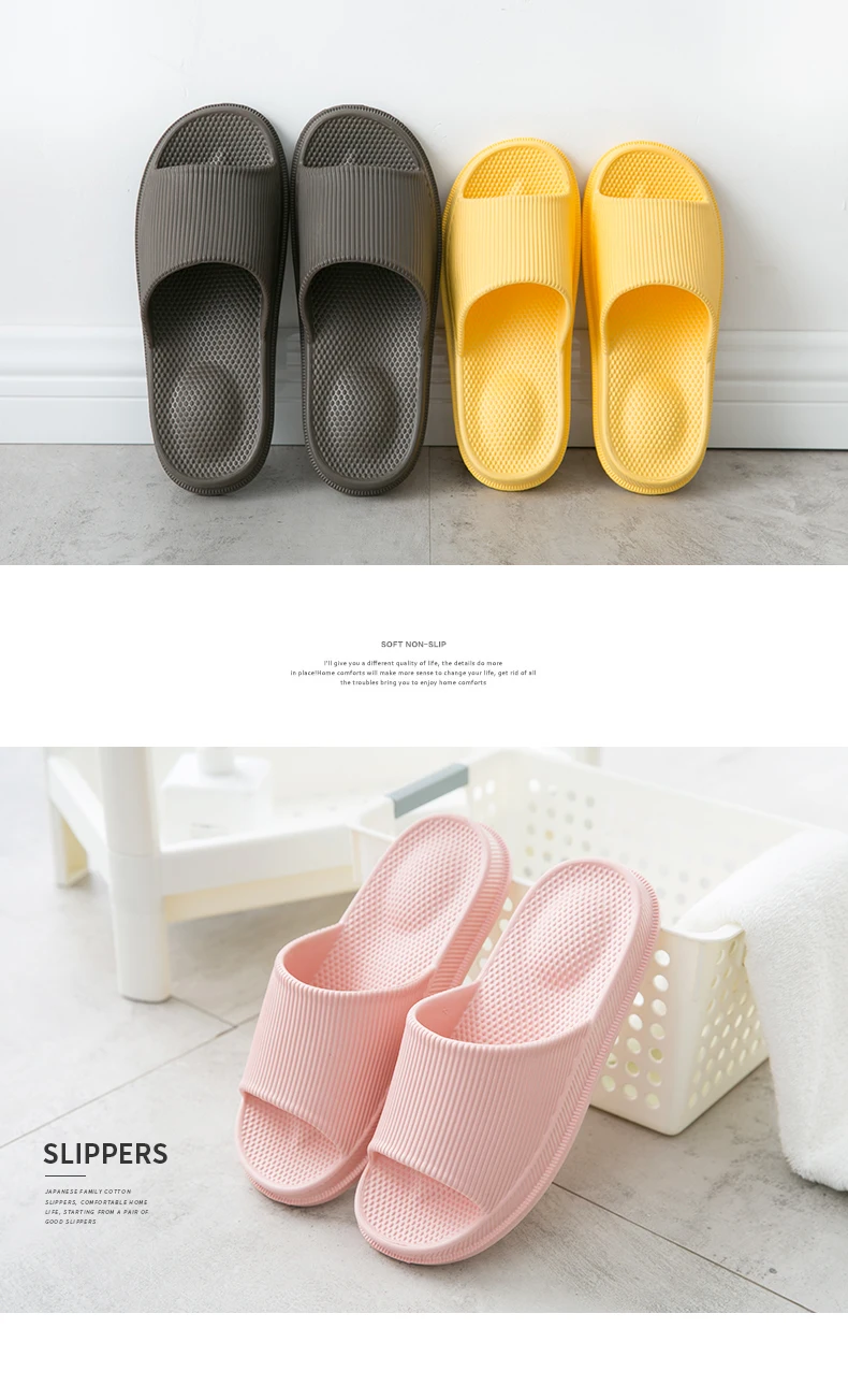 Massage Frauen rutschfeste Hausschuhe Strand EVA Indoor Sandalen leichte bequeme Haus Rutschen Outdoor Männer Badezimmer Flip Flops – Detail 6