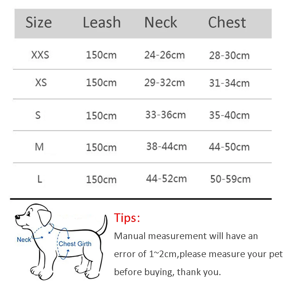 Guinzaglio per gatti Set Collare regolabile per cani e gatti per cucciolo di bulldog francese Guinzaglio per cuccioli Chihuahua Guinzaglio per passeggiate all'aperto per animali domestici