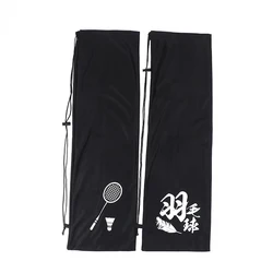 Badminton Racket Cover Bag Soft Storage Bag Case Drawstring Pocket Portable Tennis Racket Protection