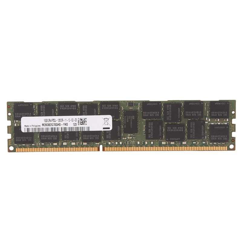 

4X DDR3 16GB 1600Mhz RECC Ram PC3-12800 Memory 240Pin 2RX4 1.35V REG ECC RAM Memory For X79 X58 Motherboard