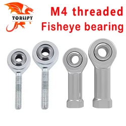 M3 M4 Fisheye Ball Bearings 3D Printer Parts Rod Ends Joint Thread Female Ball Bearing SI4T/K SI3T/K Fish Eye Part 3D Printer