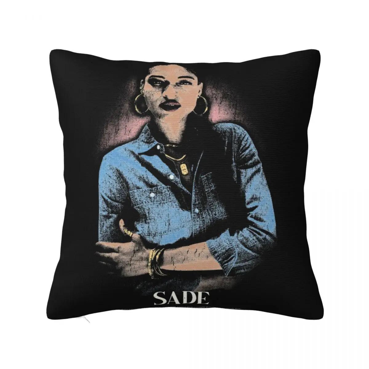 Bedroom Decor S-Sade SINGER Vintage Pillowcase Merch Pillow Cover Zipper Multiple Sizes