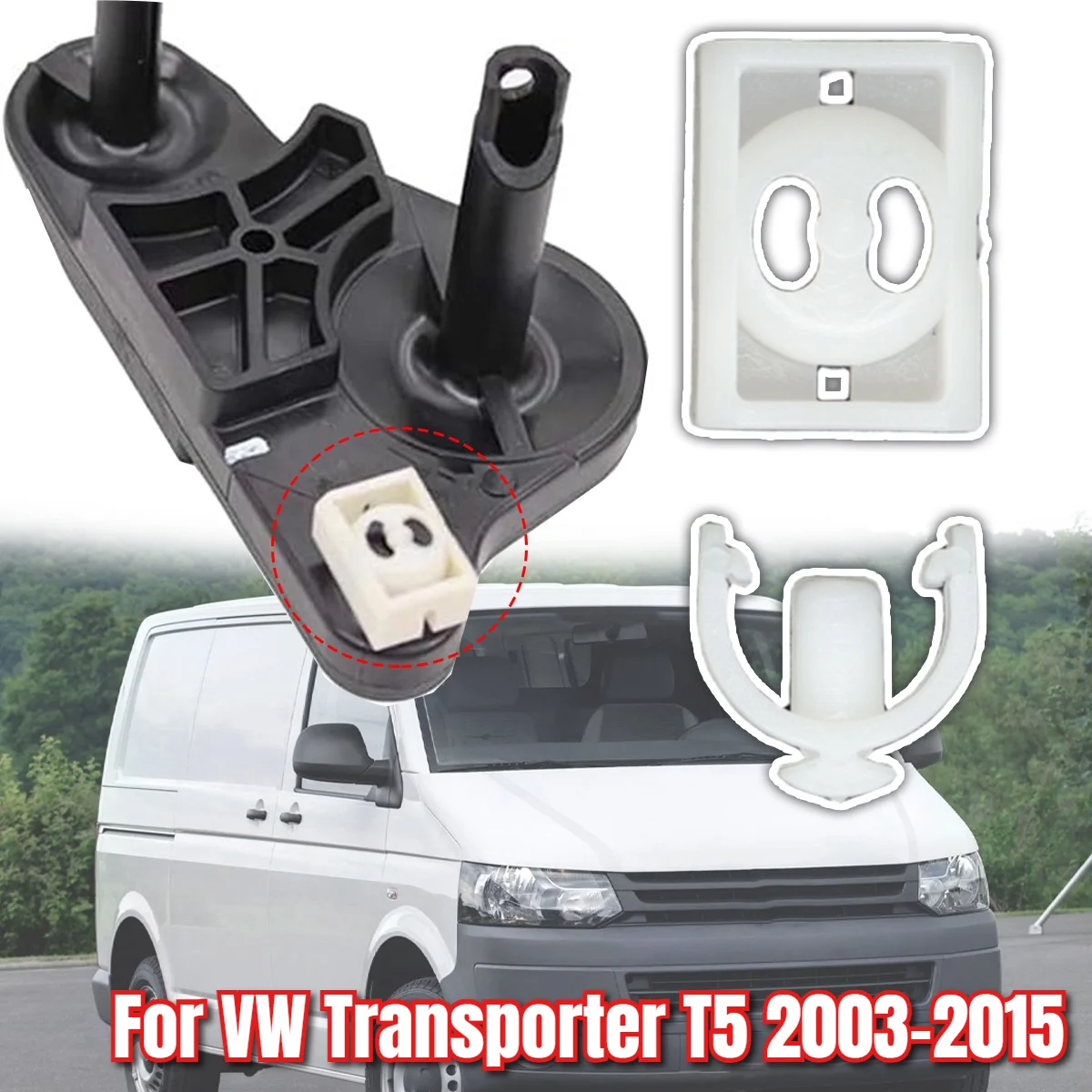 Gear Selector Mechanism Front Sliding Shoe 6Q0711550 1K0711522 Automotive Spare Parts For VW Transporter T5 2003 2004 2005-2015