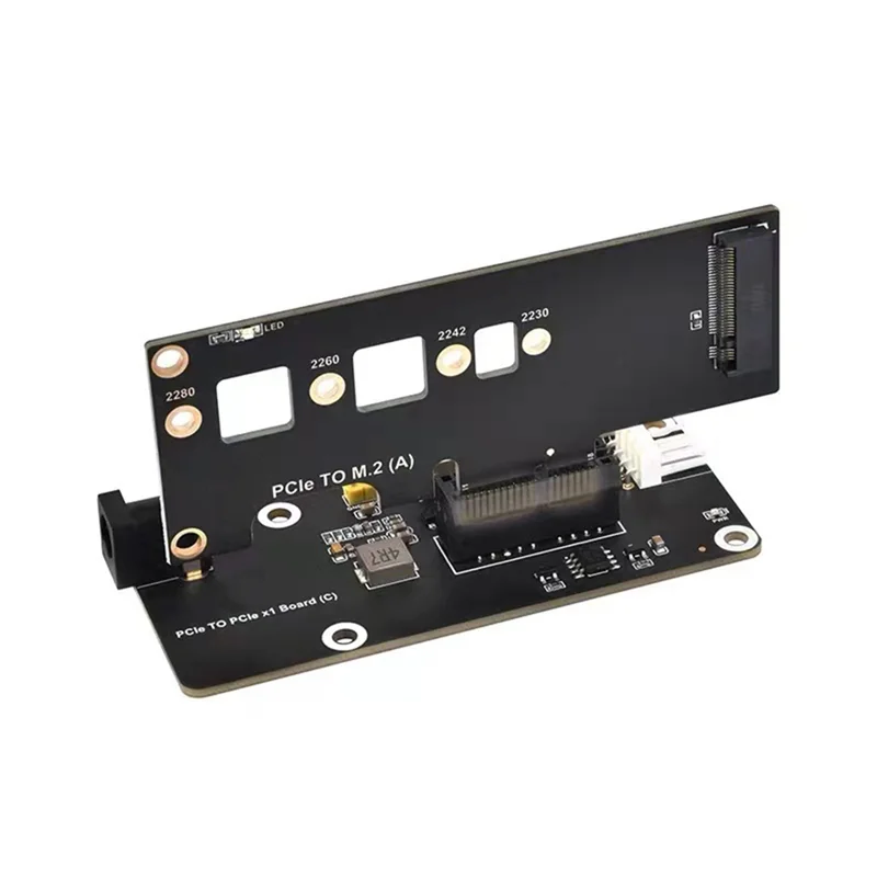 

Плата расширения GO-For Raspberry Pi 5, разъем Pcie FFC для стандартного слота Pcie X4 для PCI Express X1 X4 X8 X16, подъемник US PLUG