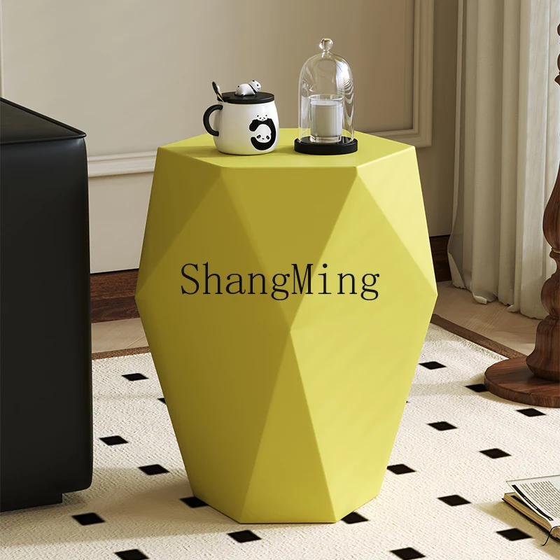 

CL modern minimalist style creative geometric magnesium home decoration sofa next to indoor tea room small coffee table