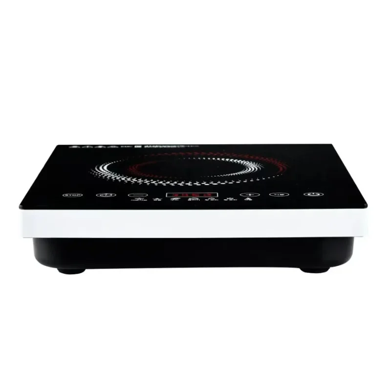 customized induction stove touch control with polished ceramic panel kitchen appliance durable design