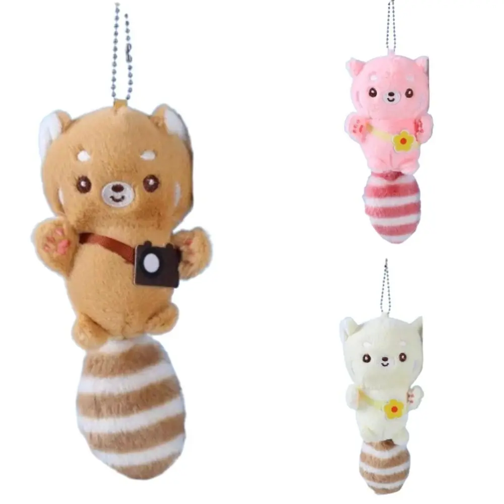 

Fashion Stuffed Animals Raccoon Plush Keychain Exquisite Cute Raccoon Plush Pendant Plush 14cm Stuffed Animal Keyring Jewelry