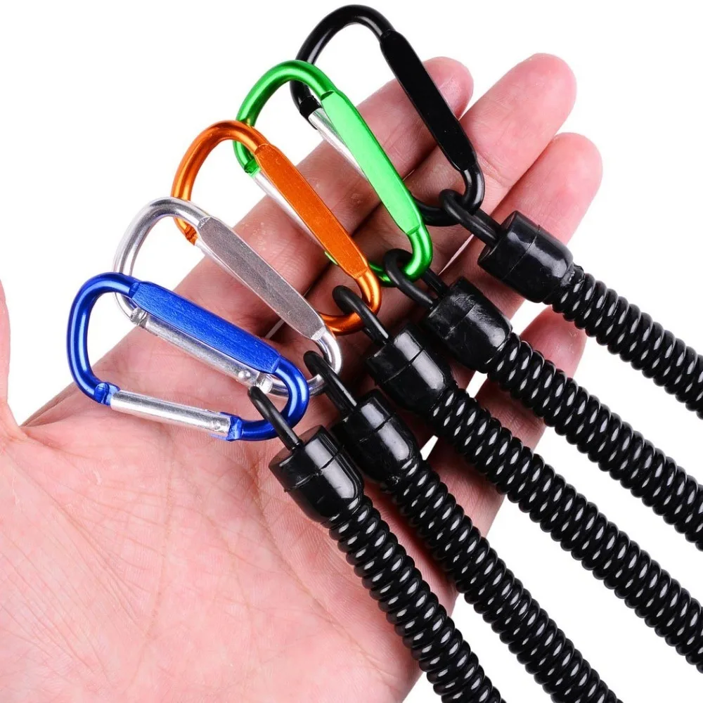 

Tool Fishing Tackle Secure Buckle Lock Rope Fishing String Lanyard Fishing Plier Fishing Scissor Retractable Steel Wire Rope