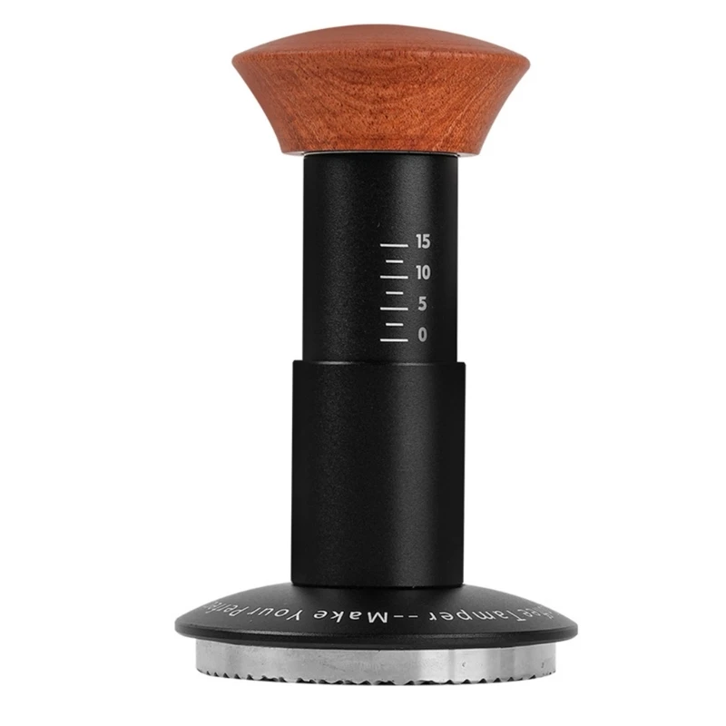 Espresso Machine Tamper Constant Pressure Coffee Tamper with Handle Adjustable Coffee Powder Distributor for Coffee 918D