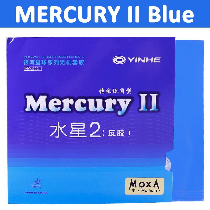 YINHE Table Tennis Rubber Sheet Blue Sponge Pimples-in Ping Pong Rubber ITTF Approved Sticky Ping Pong Rubber Quick Attack Loop