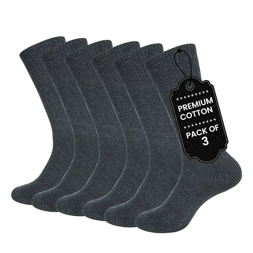 

Мужские носки Crew | Формальная одежда: хлопковые однотонные легкие повседневные деловые носки стандартной длины