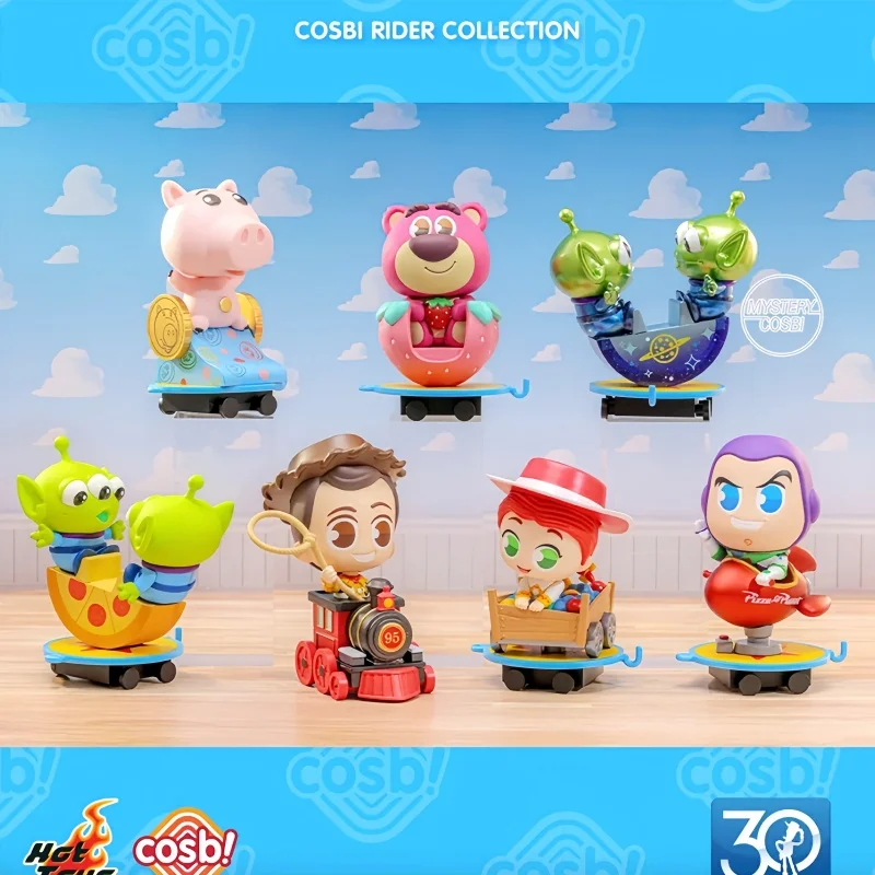

Disney Toy Story 30th Anniversary Classic Character Blind Box Figure Hottoys Collectible Buzz Lightyear Woody Jessie Alien toys