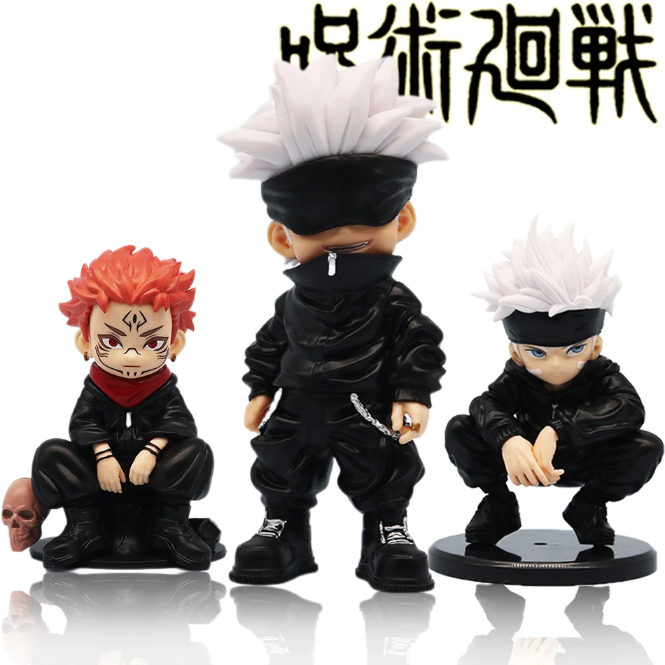 3-Stil Jujutsu Kaisen Anime Figur Satoru Gojo Actionfigur Herr des Fluches Sukuna Figur PVC Modell Puppe Spielzeug Sammlung