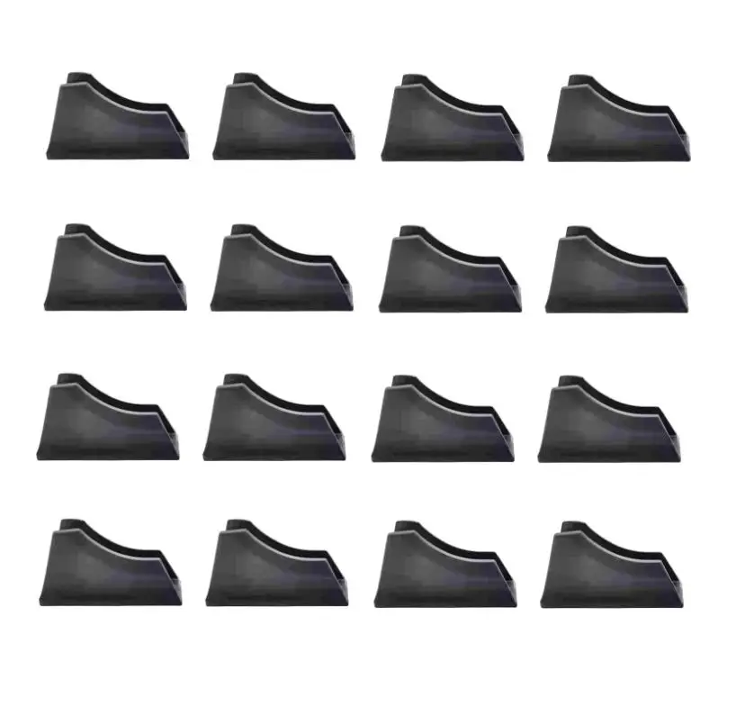 Anti-Tip Chair Foot Pads Built for Square Tube 2x3cm Frames Supporting Stability in For Office Conference and Computer Chairs