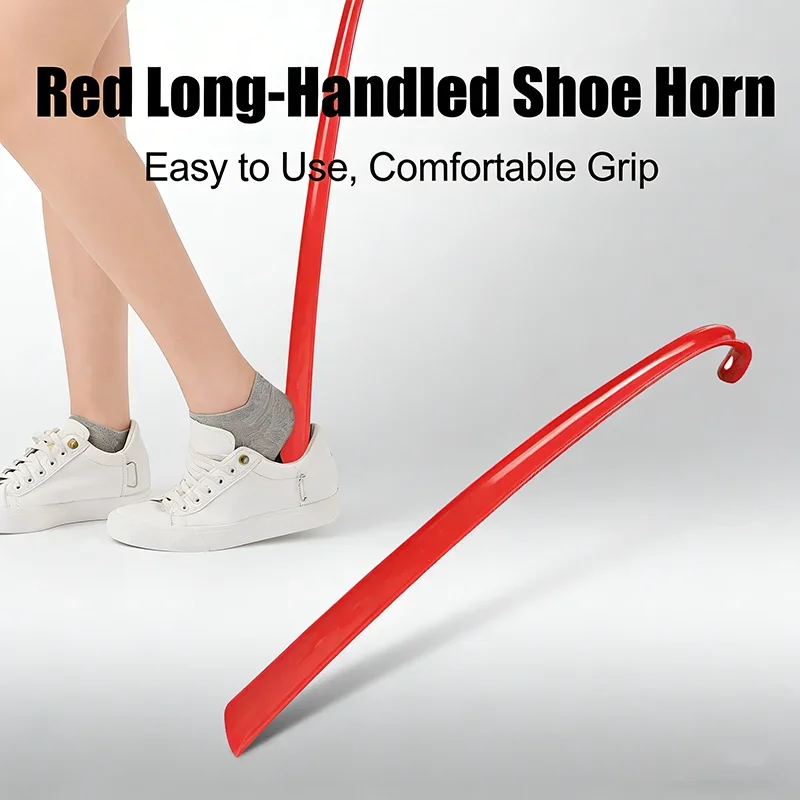 Extra Long Plastic Shoehorn Hotel Household Shoe Insertion Aid Lazy Shoe Horn Draw Helper Shoe Wearer Shoe Lifter image 3