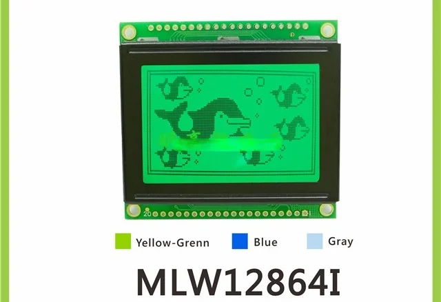 LCD12864 Graphic Dot Matrix LCD Screen Module 5V 3.3V 128X64 Dot Matrix Display MLW12864I