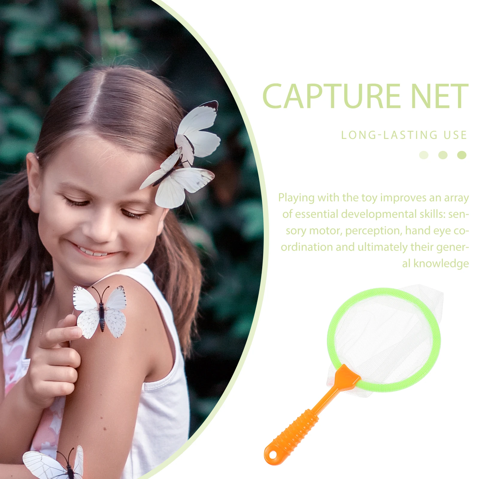 

4pcs Plastic Mesh Bag Kids Bug Catcher Net Insect Collecting Bath Toy Fishing Tools Explorer Kit Sensory Motor Hand Eye
