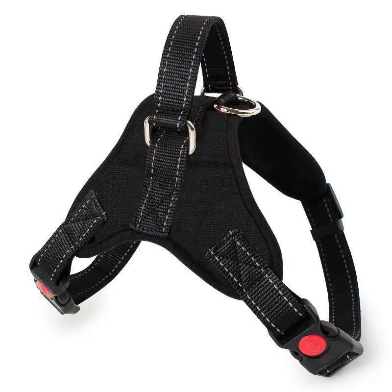 Adjustable Dog Harness Durable Reflective Pet Dog Harness For Dogs Pet Walking Harness For Small Medium Large Pets Accessories