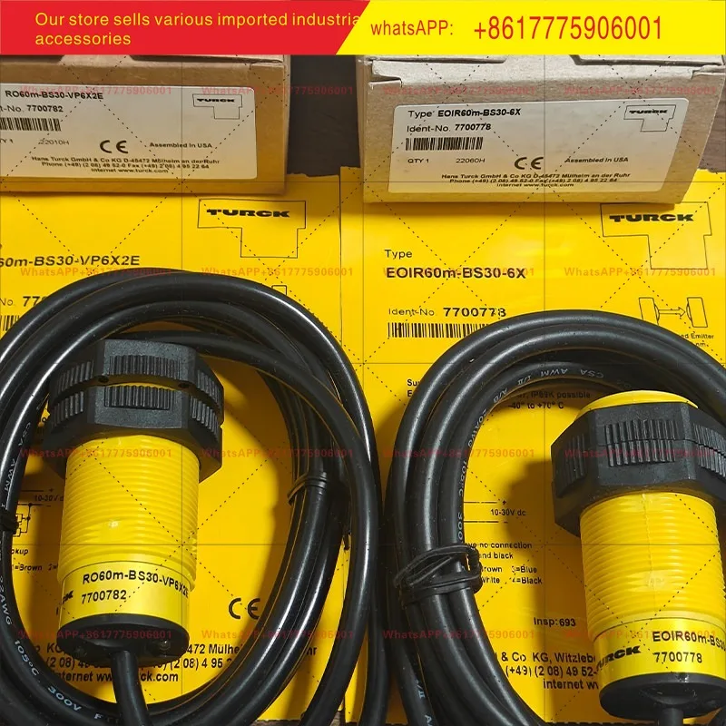 Turck EOIR60M-BS30-6X cross-radiation photoelectric switch RO60M-BS30-VP6X2E