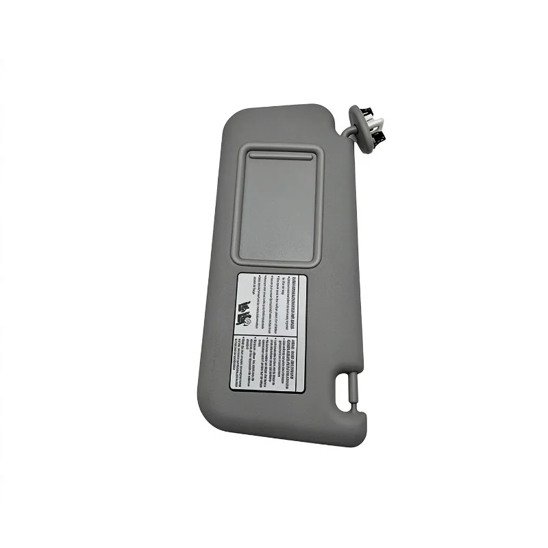 Gray Driver Side Sun Visor Assembly With Makeup Mirror Compatible with Toyota Camry 2007-2011 74310-06770-B0