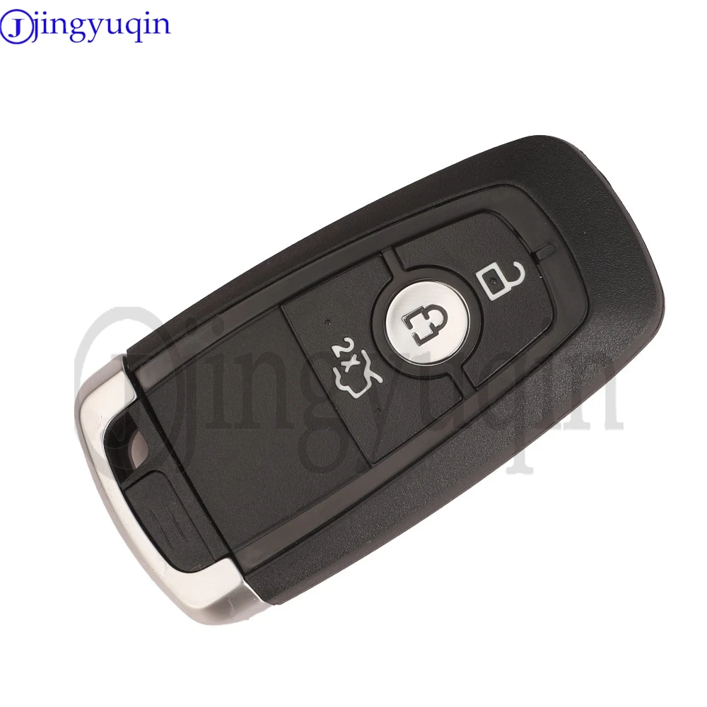 Jingyuqin ID49 Chip 434mhz llave de proximidad inteligente para Ford Fusion F-250 F-350 F-450 F-550 2017 M3N-A2C 93142600   Hoja HU101 CR2450
