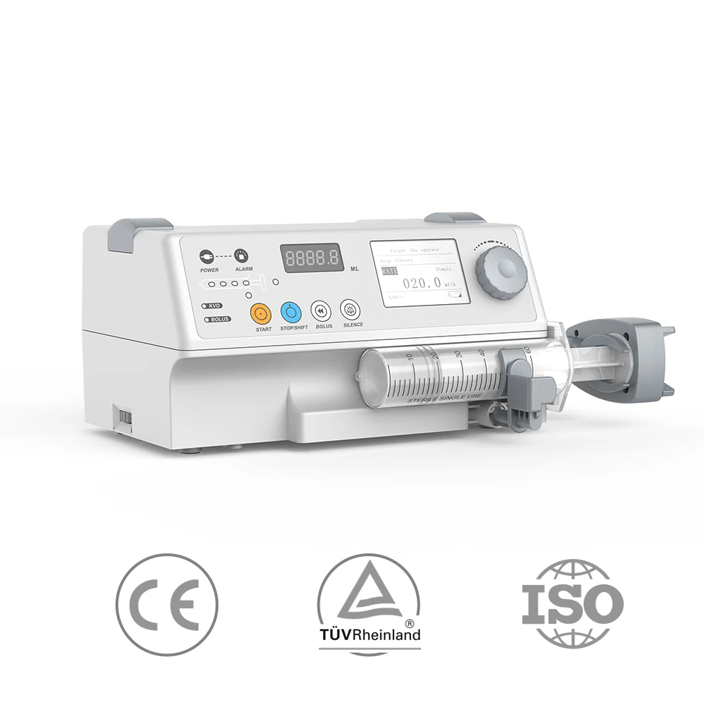 Hospital infusion pump syringe  for ICU