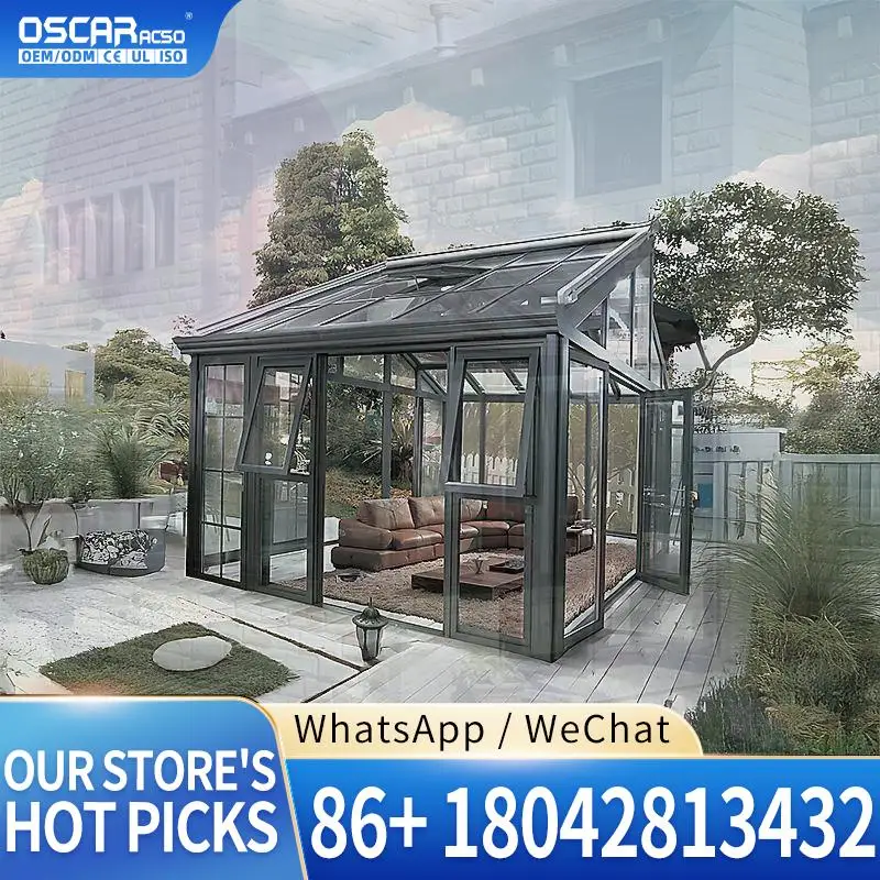 

Раздвижная солнечная комната, изогнутый алюминиевый балкон, консерватория, деревянный каркас, водонепроницаемая крыша, виллы, домики для бассейна, солнечная комната