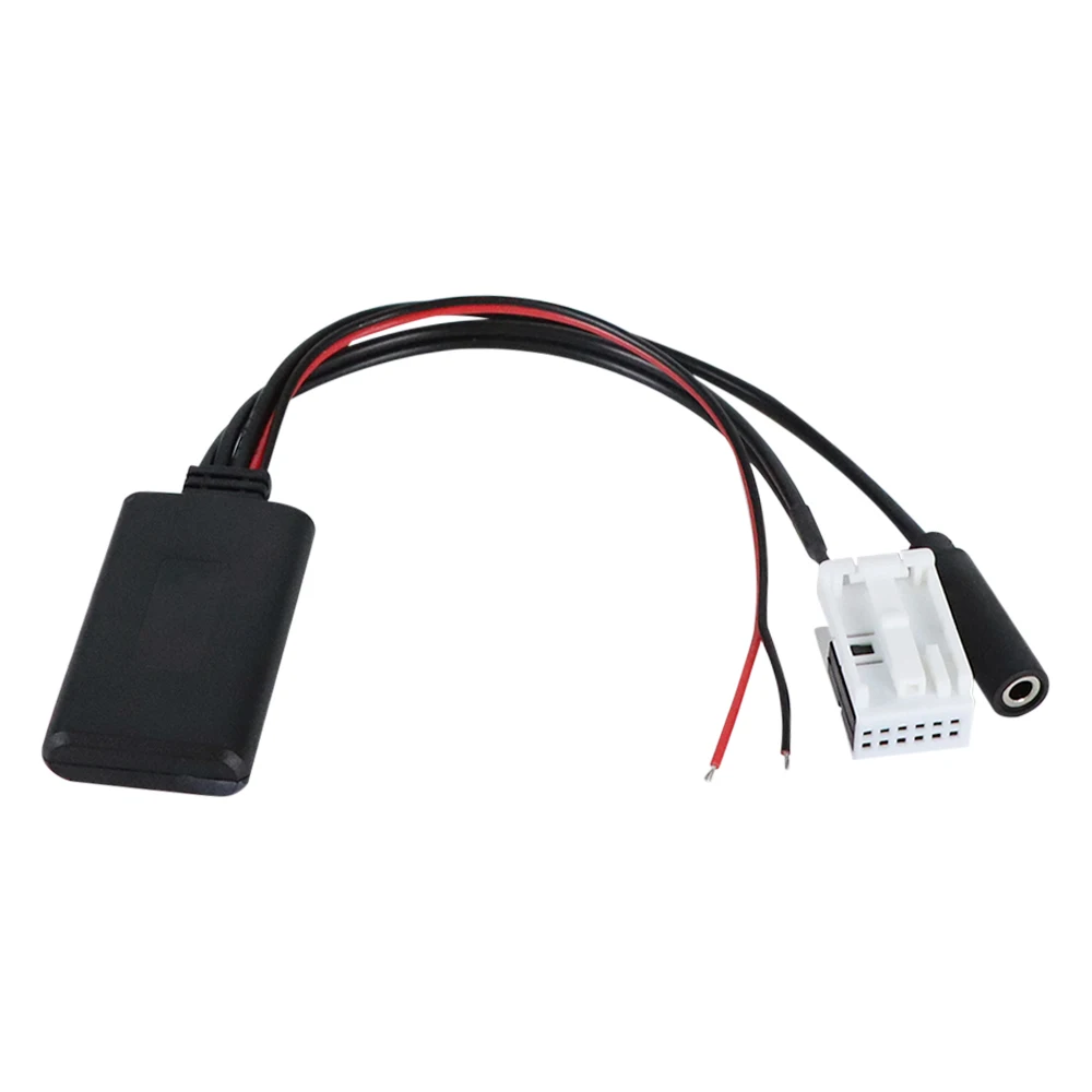 New Car Bluetooth Module AUX-in Audio MP3 Music Adapter 12Pin Connector Microphone Handsfree for Peugeot RD4 Radio Model