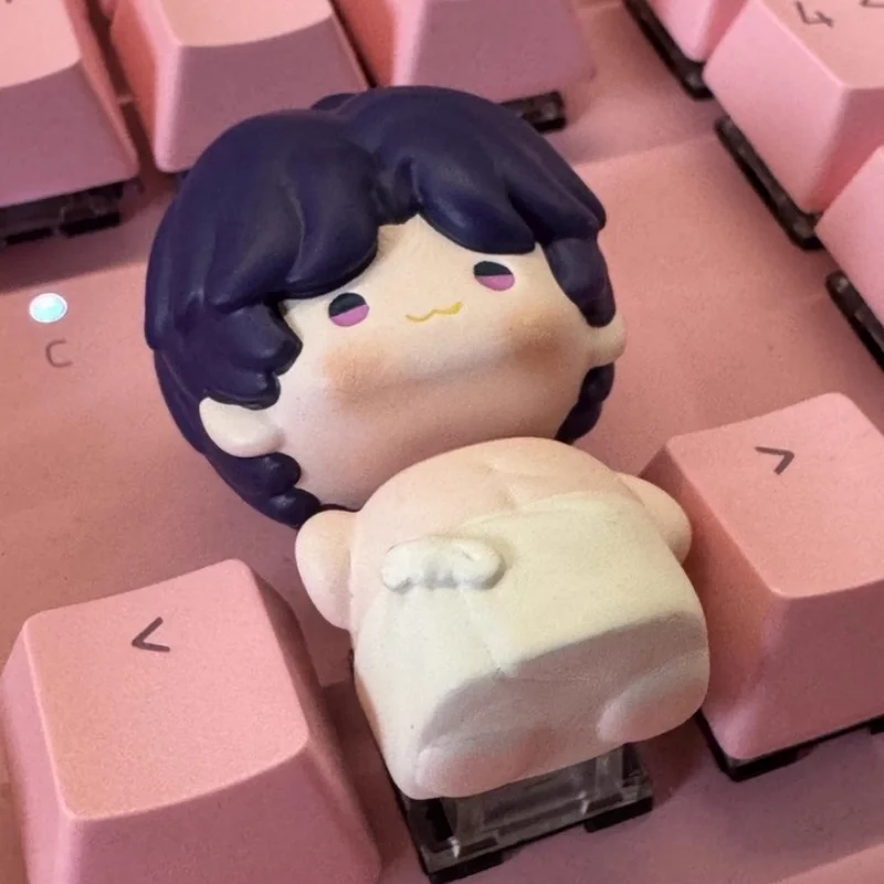 

Anime Keycaps Set Love And Deepspace Characters Rafayel Zayne Xavier Sylus Caleb Resin Mechanical Keyboard Keycaps Handmade