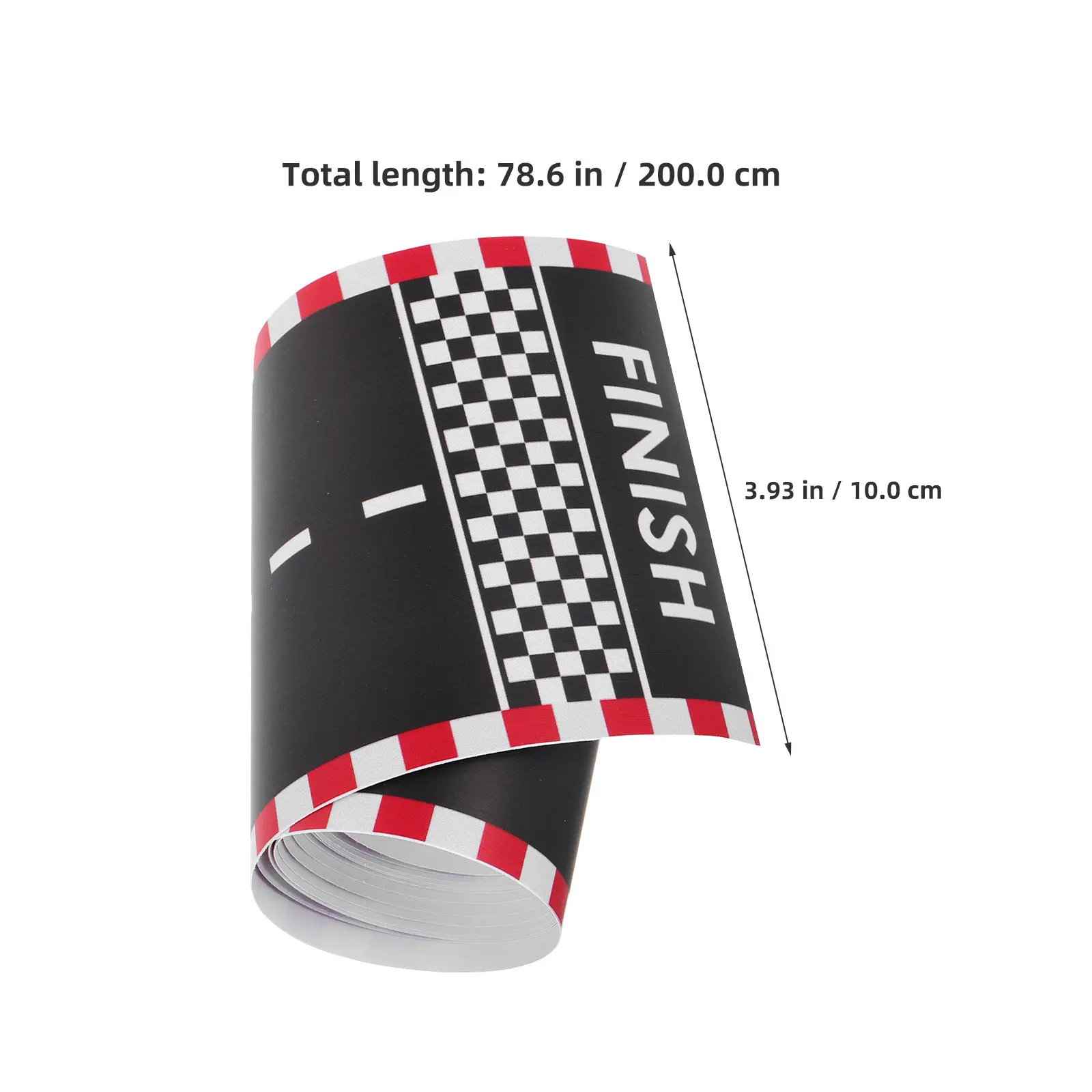 2 Stück Rennstrecken-Klebeband für Kinder Kreative Straßen-Aufkleber Einfach Anzubringen und zu Entfernen Auto-Zubehör Verkehrs-Straßenabziehbilder Rennstrecken-Klebeband