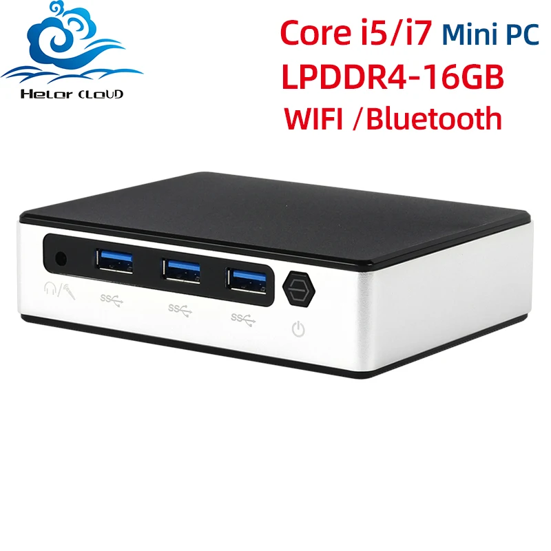 Mini PC i5-1030NG7 i7-1060NG7 Computer Desktop con Display HD DP supporto Win10 Linux per ufficio e casa