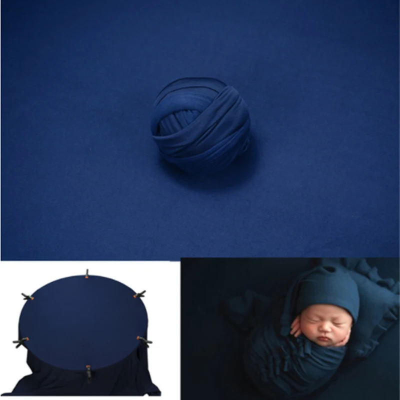 40X170 CM Newborn Photography Props Backdrop Soft Fabrics Shoot Studio Accessories Baby Posing Frame Blankets Multiple Colors