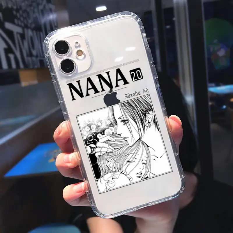 Cartoon Anime Oosaki Nana Phone Cover for iPhone 7 8 Plus XS X XR SE Mini Fundas for iPhone 15 14 12 13 11 Pro Max Phone Cases