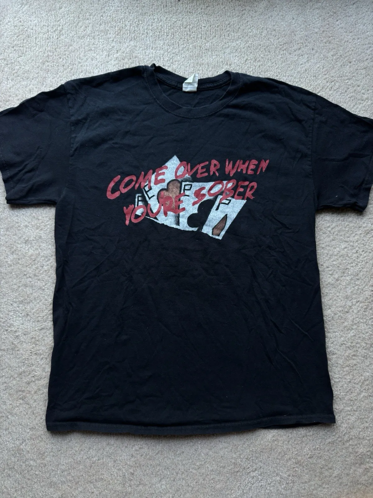 

Lil Peep ÄúCome Over When Your Sober Pt 2 Äù Черная официальная футболка Размер Large