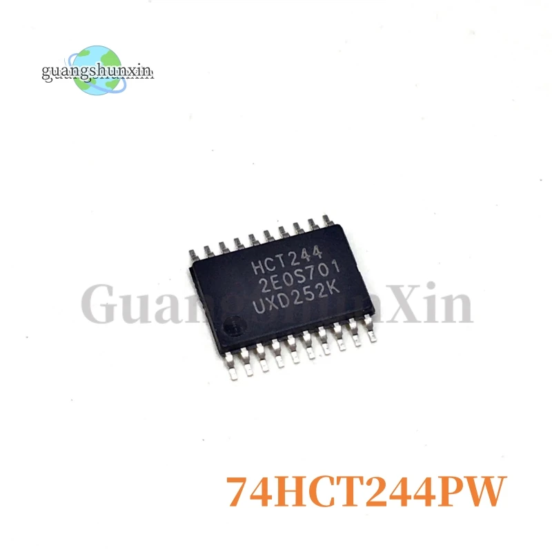 10pcs 74HCT244PW 74HCT244 HCT244 TSSOP-20