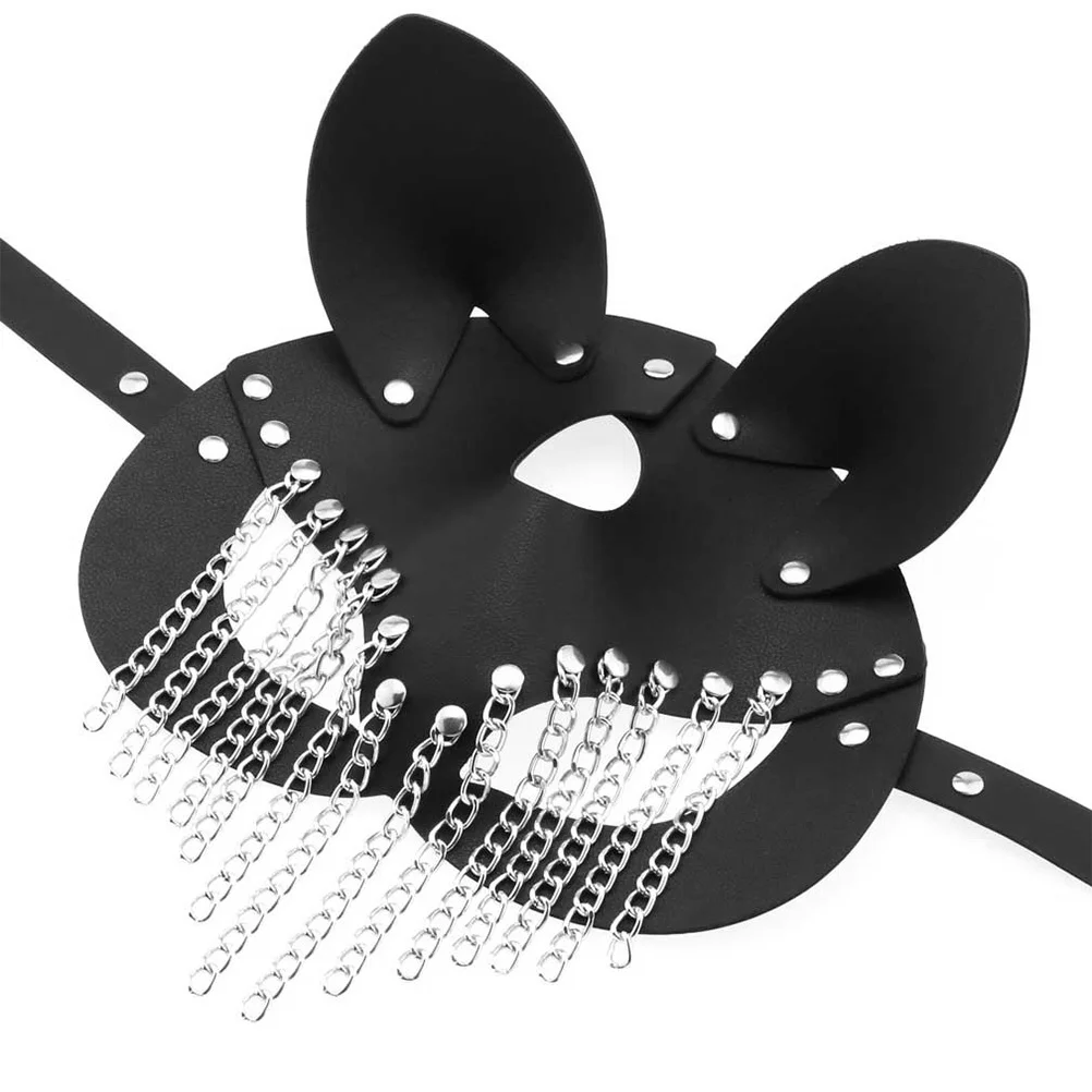 

Gothic Steampunk Punk Pu Party Masquerade Costume For Halloween Cosplay Women Mask Decorative Mask Prop