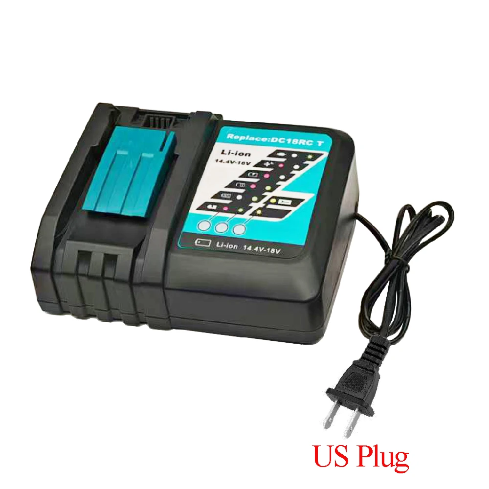 Lithium-Batterieladegerät DC18RC für Makita 18V 14,4V Li-Ionen-Akkus BL1815 BL1860 BL1430 BL1830 DC18RD DC18SF DC18RE – Detail 5
