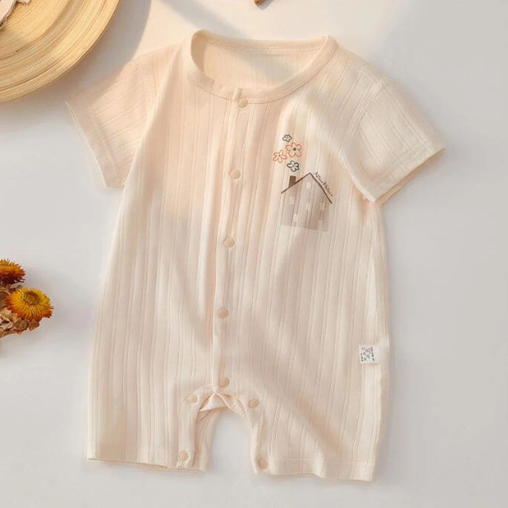 Baby Boy Summer Clothes Thin Breathable Baby Jumpsuit Unisex Infant Girl Rompers New Arrival