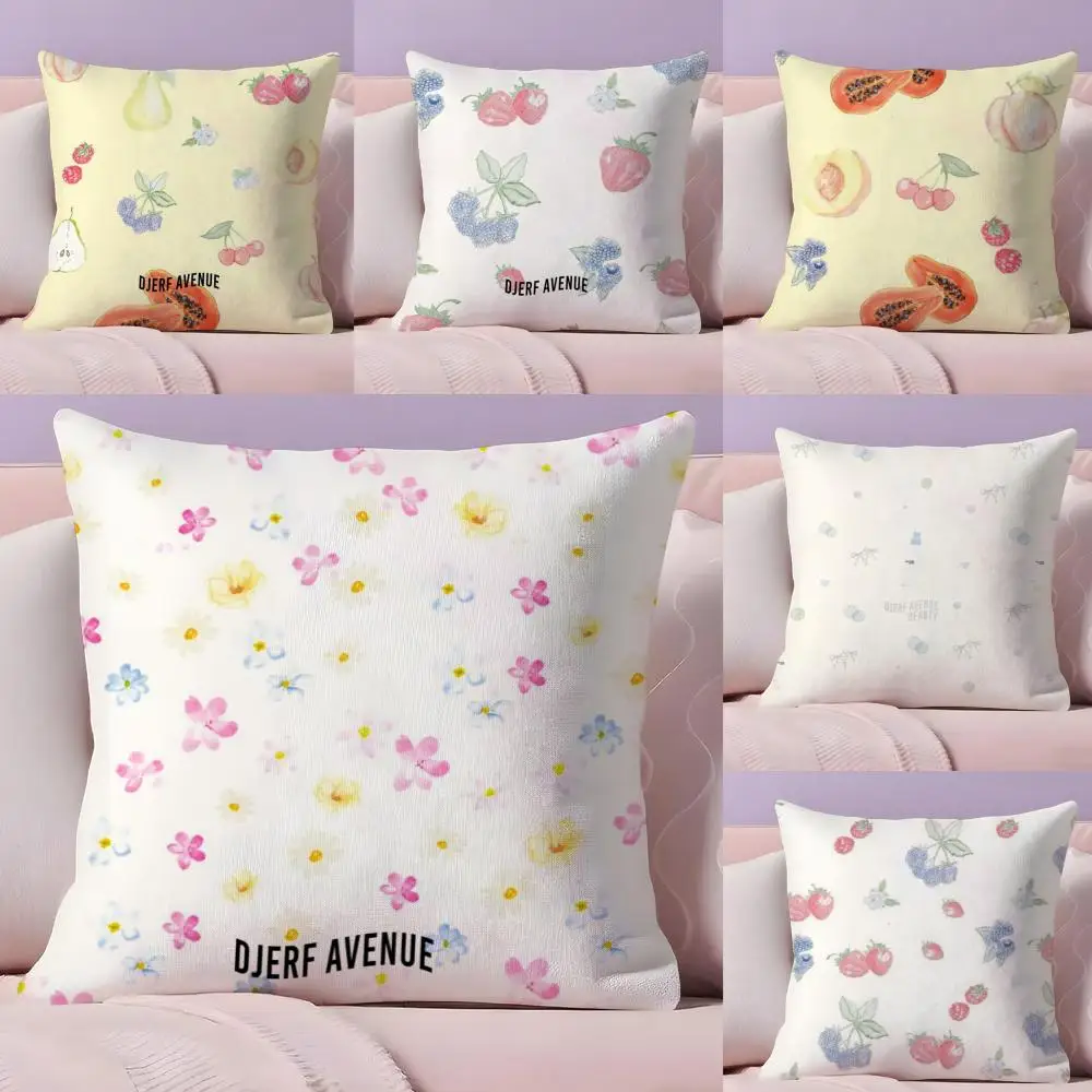 

Чехол для подушки Summer Berries D-Djerf Avenue, плюшевая ткань, мягкий двусторонний диван с принтом, теплая зимняя домашняя подарочная наволочка