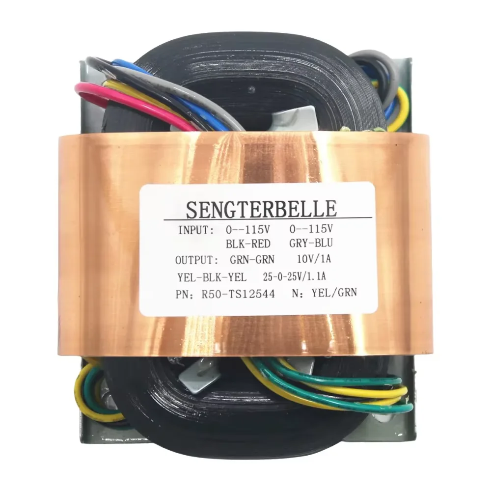R50-TS12544 65W Pure Copper R-core Power Transformer Double 25V+10V For Bryston BP26 Preamplifier Audio