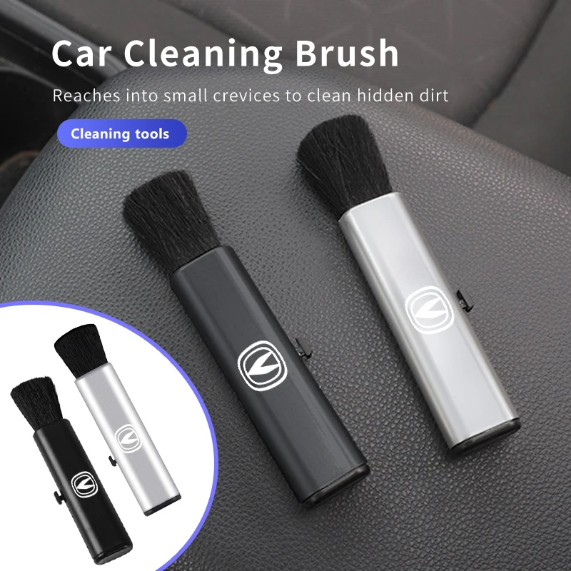 Щетка для чистки логотипа автомобиля, выдвижной воздуховыпускной отверстие, мягкий очиститель, автоаксессуары для Changan CS75 CS15 CS95 CS35 PLUS CS55 CS85