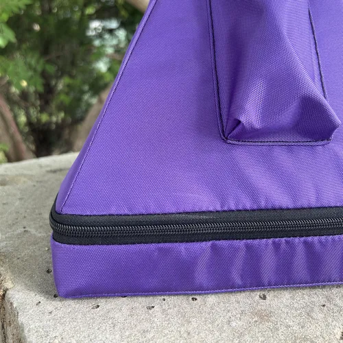 Imagen 2 del producto Bolsa de almacenamiento de pirámide de cristal, bolsas de almacenamiento moradas profesionales, Accesorios para Instrumentos Musicales