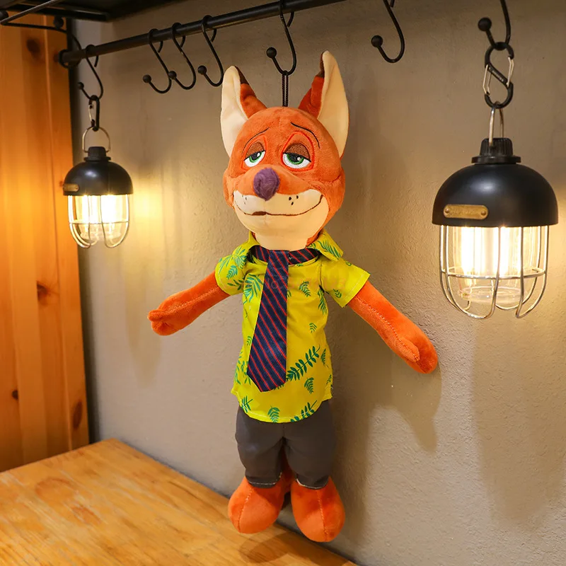 ****Zootopia Stuffed Animal Plush Toy Judy Hopps Fox Nick Wilde Doll Zootropolis Character Soft Toy Gift for Children Movie Fans