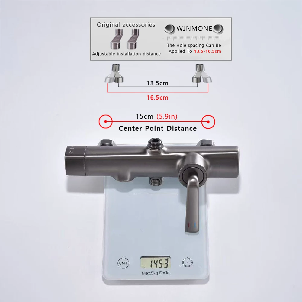 Sistem Shower Termostatik Modern Mewah untuk Keran Mixer Kamar Mandi, Set Shower Hujan Bak Mandi, Kolom Shower Mandi Sederhana Mixer kamar mandi, untuk komersial lengkap disikat emas set lengkap Garansi 10 tahun